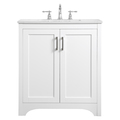 Elegant Decor 30 Inch Single Bathroom Vanity In White VF17030WH